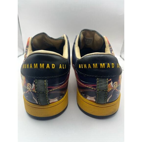 RARE Adidas Ali Classic 2 Muhammad Ali Values Black Yellow Sneakers Men’s 11.5 - Picture 6 of 8
